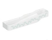 Детская раковина Geberit Bambini 180х39 см с четырьмя зонами Varicor белый альпийский декор зеленый лес/светло-зеленый 502.977.79.1