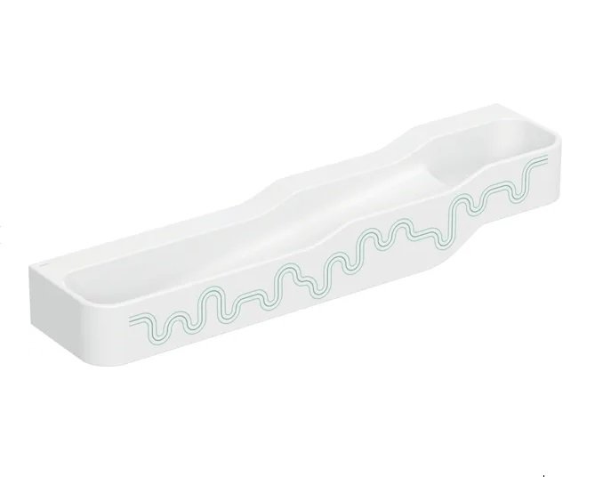 Дитяча раковина Geberit Bambini 180х39 см із чотирма зонами Varicor білий альпійський декор зелений ліс/світло-зелений 502.977.79.2