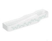 Детская раковина Geberit Bambini 180х39 см с четырьмя зонами Varicor белый альпийский декор зеленый лес/светло-зеленый 502.977.79.2