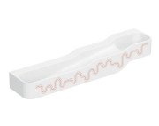 Детская раковина Geberit Bambini 180х39 см с четырьмя зонами Varicor белый альпийский декор карминово-красный/оранжевый 502.977.FY.2