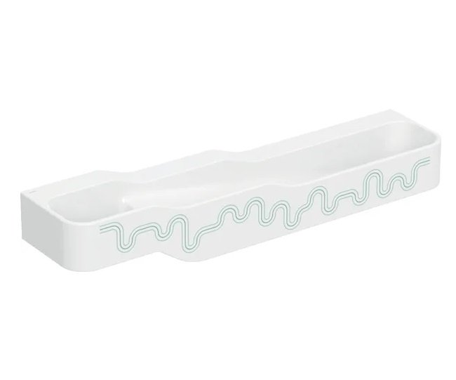 Дитяча раковина Geberit Bambini 180х39 см із чотирма зонами Varicor білий альпійський декор зелений ліс/світло-зелений 502.978.79.2