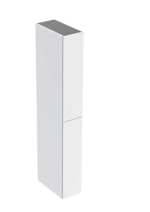 Пенал для ванної підвісної Geberit 24х48х180 см ДСП білий матовий 503.011.01.3