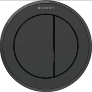 Сливной механизм дистанционного управления смыва Geberit пневматический пластик черный матовый 116.057.16.1