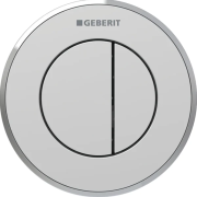 Зливний механізм дистанційного керування змиву Geberit пневматичний пластик матовий хром 116.055.JQ.1