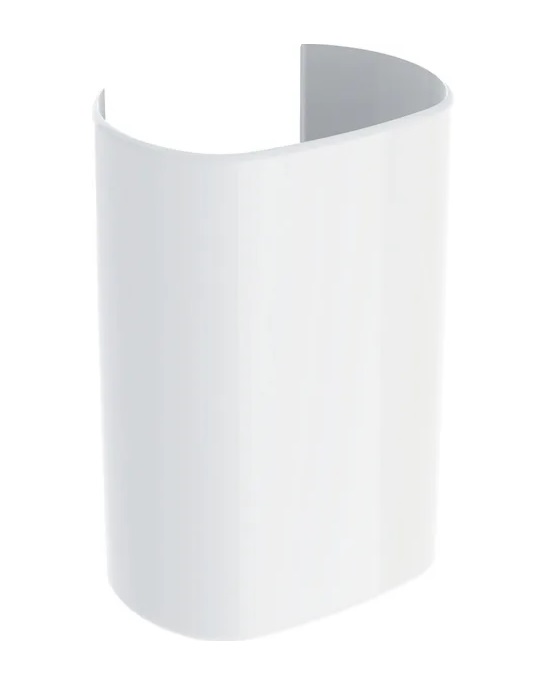 Декоративная панель для сифона для раковины Geberit One нержавеющая сталь белый 505.058.01.1