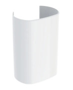 Декоративная панель для сифона для раковины Geberit One нержавеющая сталь белый 505.058.01.1