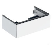 Тумба под раковину Geberit One 74x47 см ДСП белый матовый 505.072.00.2