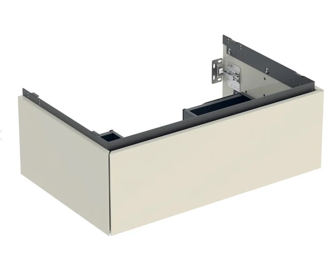 Тумба под раковину Geberit One 74x47 см ДСП песочно-серый 505.072.00.4