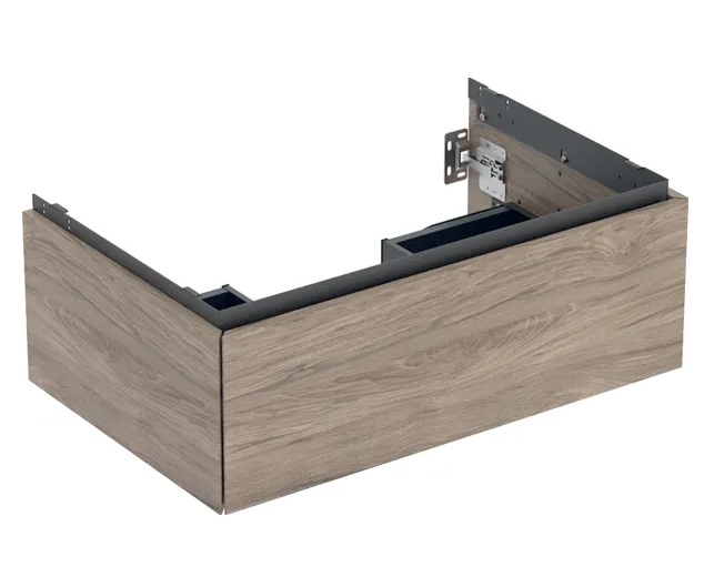 Тумба под раковину Geberit One 74x47 см ДСП орех темный 505.072.00.6