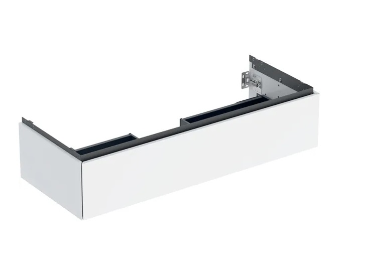 Тумба под раковину Geberit One 118,4x47 см ДСП белый глянцевый 505.075.00.1