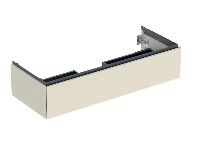 Тумба под раковину Geberit One 118,4x47 см ДСП песочно-серый 505.075.00.4