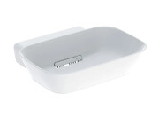 Раковина для ванної Geberit One 50х42,5 см сантехнічна порцеляна KeraTect білий/накладка білий глянсовий 505.050.00.1