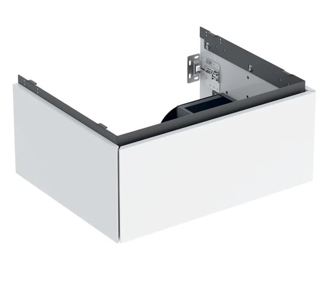 Тумба под раковину Geberit One 59,2x47 см ДСП белый матовый 505.071.00.2