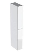 Пенал для ванной Geberit подвесной 24х48х180 см ДСП белый глянцевый/стекло глянцевое 503.011.01.2