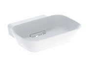 Раковина для ванной Geberit One 50х42,5 см сантехнический фарфор KeraTect белый/накладка белый глянцевый 505.050.00.1