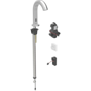 Смеситель для раковины Geberit Piave питание от сети для функционального блока скрытого монтажа латунь нерж сталь матовый 116.182.SN.1