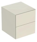 Шафка для ванної Geberit One підвісна 45х47 см ДСП пісочно-сірий 505.077.00.4