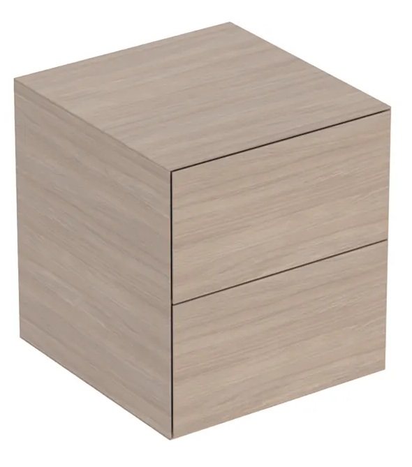 Шафка для ванної Geberit One підвісна 45х47 см ДСП дуб 505.077.00.5