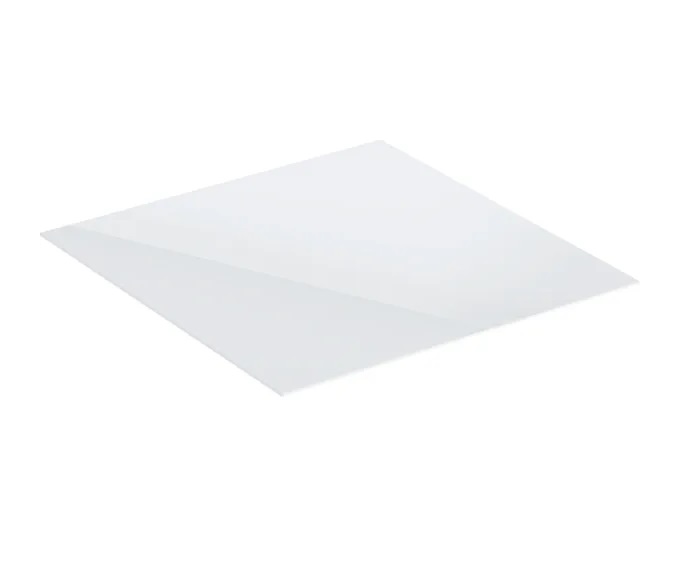 Столешница для шкафчика и бокового элемента Geberit One 45х46,5 см стекло белый 505.082.00.1