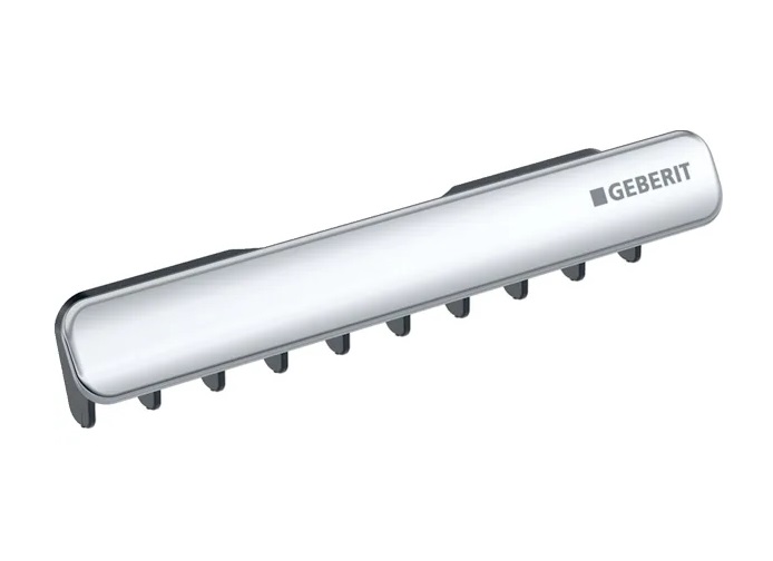 Кришка зливного отвору для раковини Geberit One з гребінчастою вставкою глянсовий хром 505.082.21.1