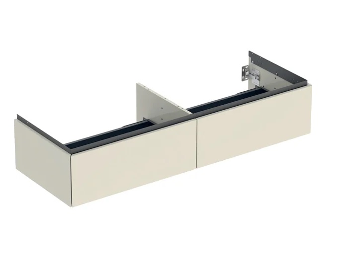Тумба под раковину Geberit One 133,2x47 см ДСП песочно-серый 505.076.00.4