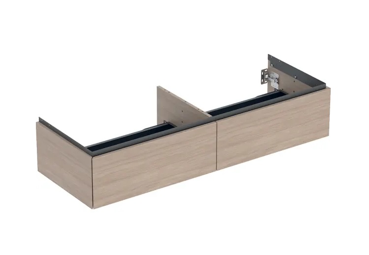 Тумба под раковину Geberit One 133,2x47 см ДСП дуб 505.076.00.5