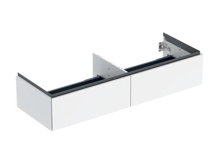 Тумба под раковину Geberit One 133,2x47 см ДСП белый глянцевый 505.076.00.1