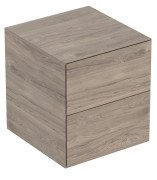 Шкафчик для ванной Geberit One подвесной 45х47 см ДСП орех темный 505.077.00.6