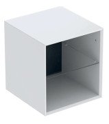 Стелаж для ванної кімнати Geberit One 45х47 см ДСП білий глянсовий 505.079.00.1