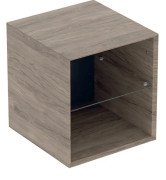 Стелаж для ванної кімнати Geberit One 45х47 см ДСП горіх темний 505.079.00.6