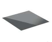 Стільниця для шафки та бокового елемента Geberit One 45х46,5 см скло лава 505.082.00.2