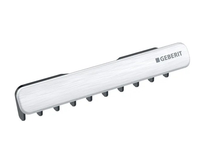 Кришка зливного отвору для раковини Geberit One з гребінчастою вставкою матовий хром 505.082.GH.1