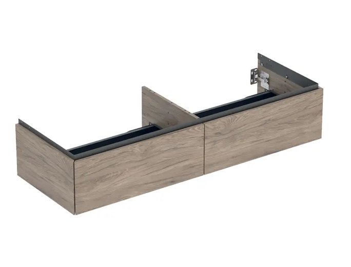 Тумба під раковину Geberit One 133,2x47 см ДСП горіх темний 505.076.00.6