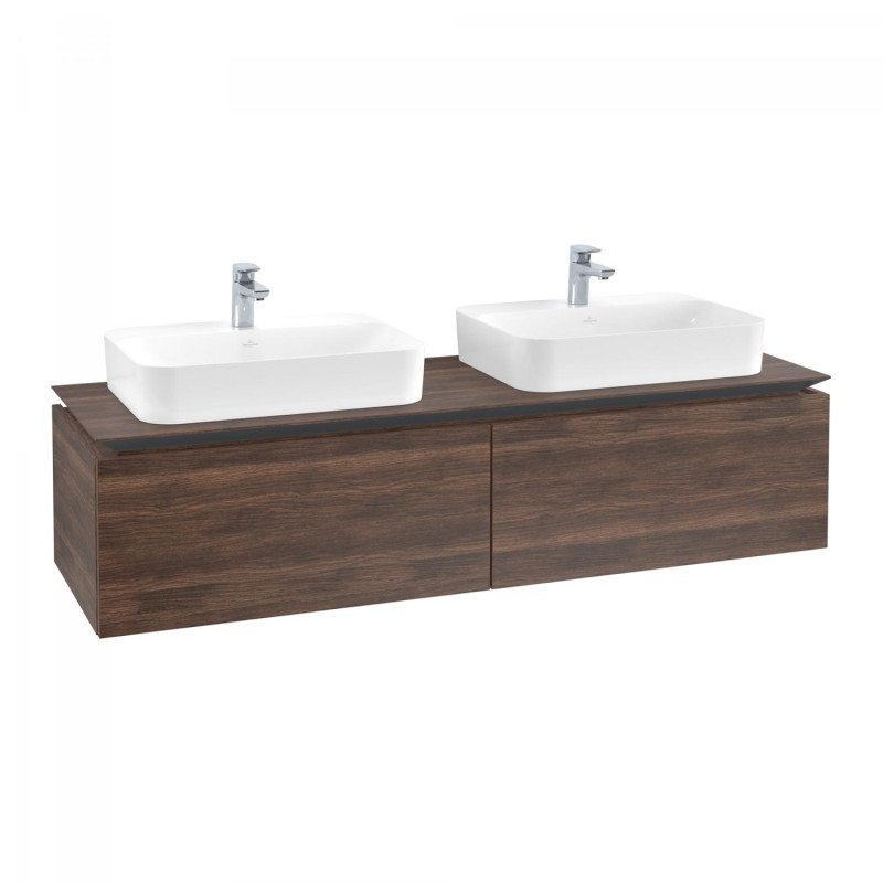 Тумба під раковину Villeroy & Boch Legato 160х38 см ДСП дуб аризона B76700VH