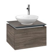 Тумба под раковину Villeroy & Boch Legato 60х38 см с подсветкой ДСП каменный дуб B567L0RK