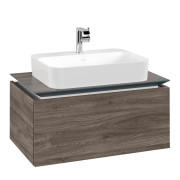 Тумба под раковину Villeroy & Boch Legato 80х38 см ДСП каменный дуб B75300RK
