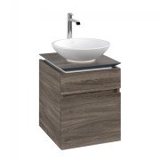 Тумба під раковину Villeroy & Boch Legato 45х55 см з підсвічуванням ДСП кам'яний дуб B566L0RK