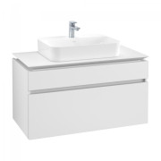 Тумба під раковину Villeroy & Boch Legato 100х55 см ДСП білий матовий B75600MS