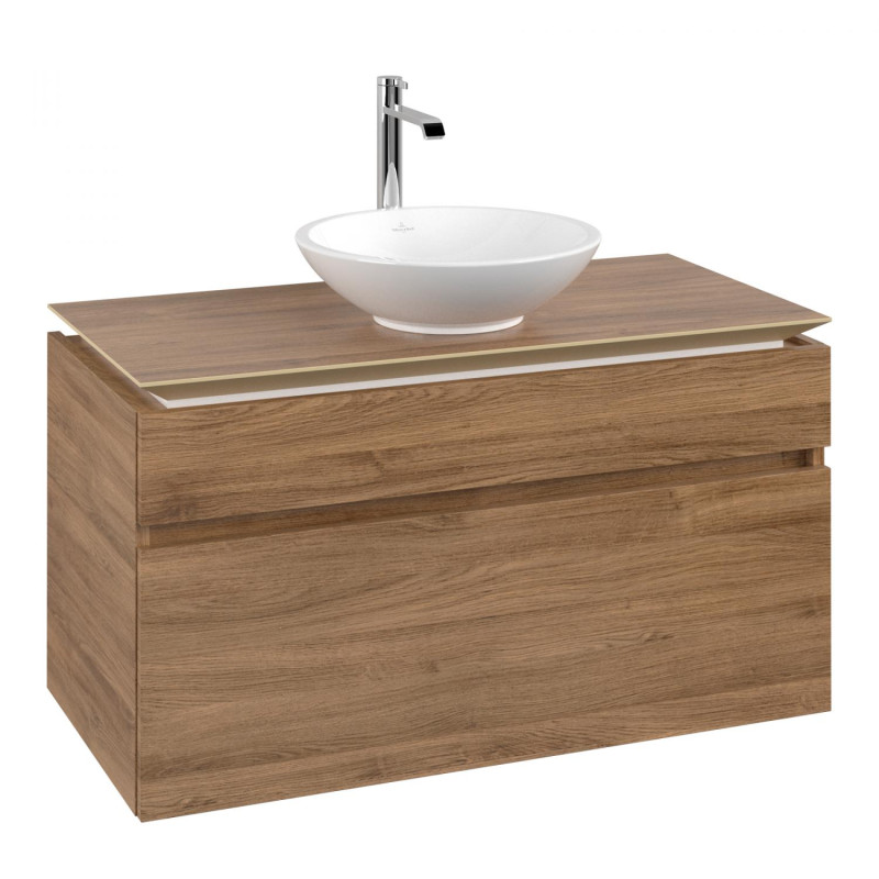 Тумба під раковину Villeroy & Boch Legato 100х55 см ДСП дуб канзас B75600RH