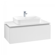 Тумба під раковину Villeroy & Boch Legato 100х38 см ДСП білий матовий B75500MS