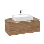 Тумба під раковину Villeroy & Boch Legato 100х38 см ДСП дуб канзас B75500RH