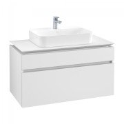 Тумба під раковину Villeroy & Boch Legato 100х55 см ДСП білий матовий B75600MS