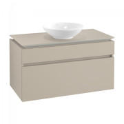 Тумба под раковину Villeroy & Boch Legato 100х55 см ДСП нежно-серый B75600VK