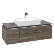 Тумба під раковину Villeroy & Boch Legato 120х38 см ДСП кам'яний дуб B75700RK