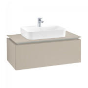 Тумба под раковину Villeroy & Boch Legato 100х38 см ДСП нежно-серый B75500VK
