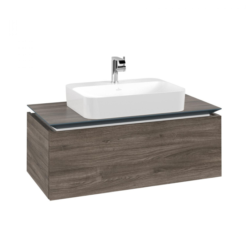 Тумба под раковину Villeroy & Boch Legato 100х38 см ДСП каменный дуб B75500RK