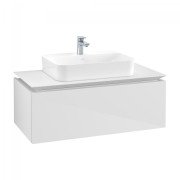 Тумба під раковину Villeroy & Boch Legato 100х38 см МДФ/ДСП білий глянсовий B75500DH