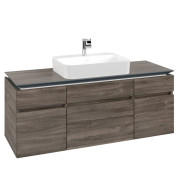 Тумба під раковину Villeroy & Boch Legato 140х55 см ДСП кам'яний дуб B76000RK