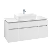 Тумба під раковину Villeroy & Boch Legato 120х55 см ДСП білий матовий B75800MS