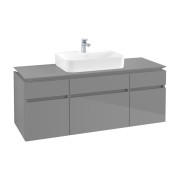 Тумба під раковину Villeroy & Boch Legato 140х55 см МДФ/ДСП глянсовий сірий B76000FP
